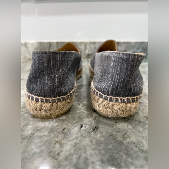 CHANEL Espadrilles Espadrille flats BRAND NEW Size 41 Size 10 Blue Grey Suede - Picture 9 of 11